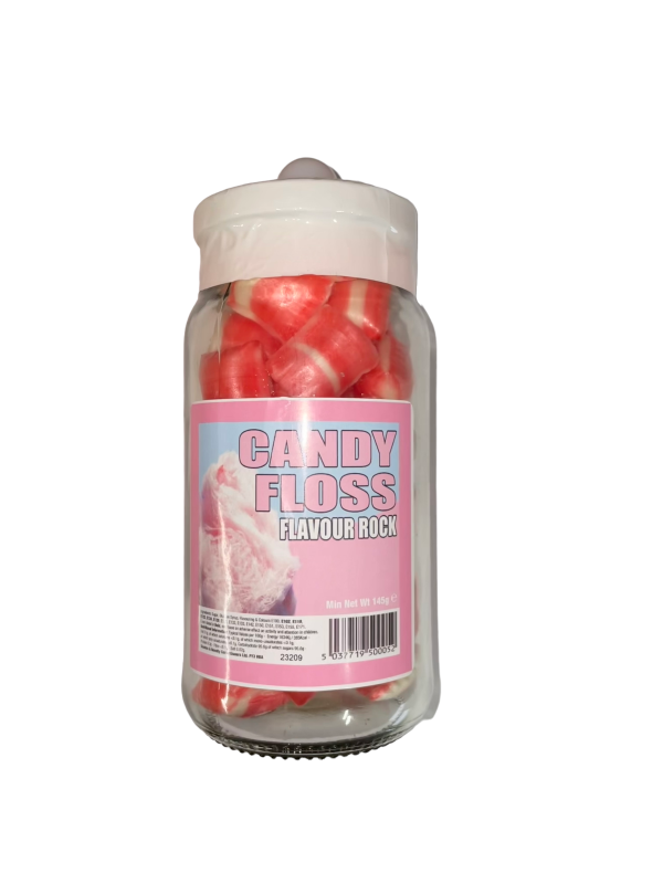 Candy Floss Rock Jars x 20