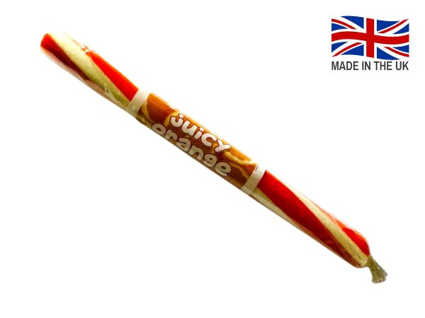 100x Juicy Orange Flavoured Rock Sticks