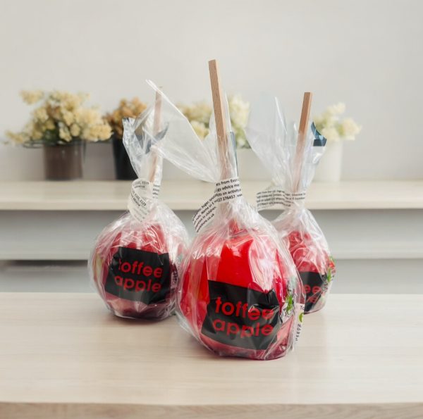 Red Toffee Apples (Boxes of 10 or 20)