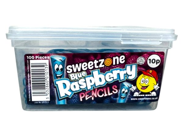 Blue Raspberry Pencils Tub (100 pieces)
