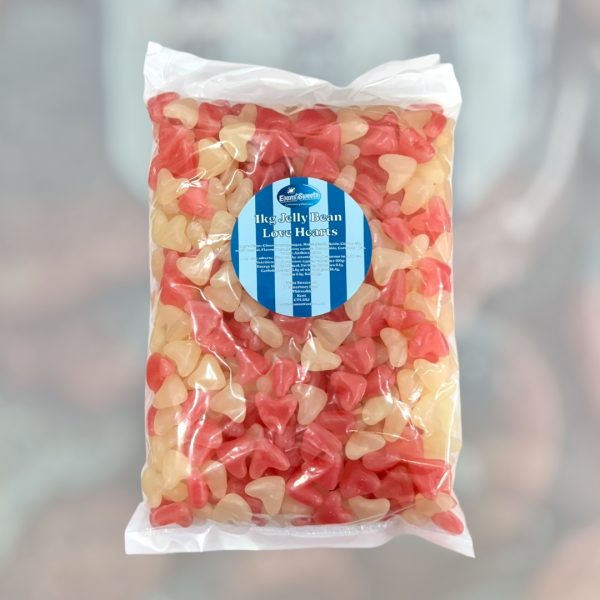 1kg Jelly Bean Love Hearts