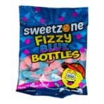 Sweetzone 12x 90g Fizzy Blue Bottles Bags